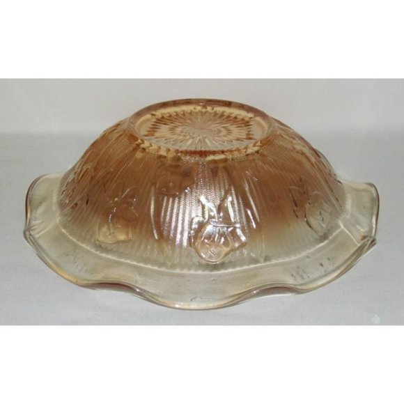 Dining Glass Iris And Herringbone Marigold